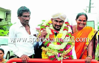 ಕಾಮನ್‌ವೆಲ್ತ್‌ ಕ್ರೀಡಾಕೂಟದಲ್ಲಿ ಪದಕ ಗೆದ್ದ ಪವರ್‌ ಲಿಫ್ಟರ್‌ ವಿಶ್ವನಾಥ ಗಾಣಿಗ ಅವರಿಗೆ ಅದ್ಧೂರಿ ಸ್ವಾಗತ