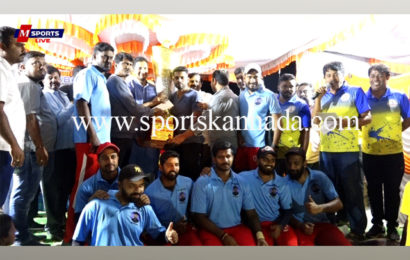 ಶರತ್ ಬಚ್ಚೇ ಗೌಡ ಕಪ್-2019 ಜಯಿಸಿದ ಸಿ.ಸಿ.ಸಿ ನ್ಯಾಶ್ ಬೆಂಗಳೂರು