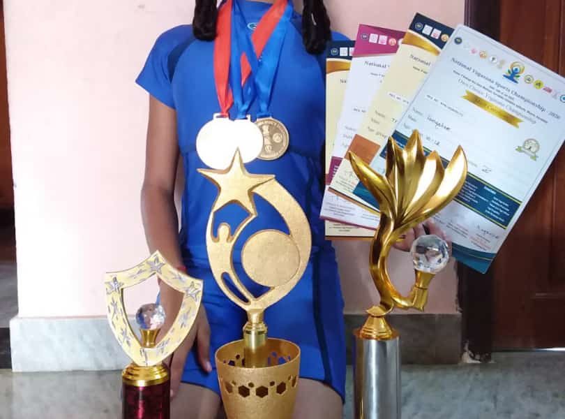ಮೈಸೂರು ಯೋಗಾಸನ ಸ್ಪರ್ಧೆ- 4 ವಿಭಾಗದಲ್ಲೂ ಪ್ರಶಸ್ತಿ ಬಾಚಿದ ವಿಶ್ವದಾಖಲೆಯ ತನುಶ್ರೀ ಪಿತ್ರೋಡಿ